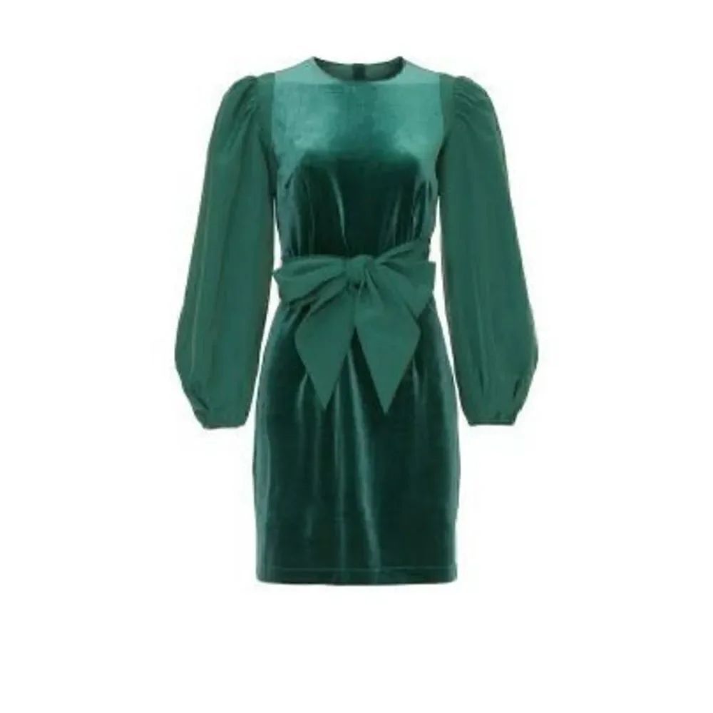 LDT Velvet Tie Front Dress NEW